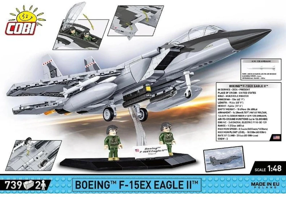 Cobi Konstruktorius Boeing F-15EX Eagle II