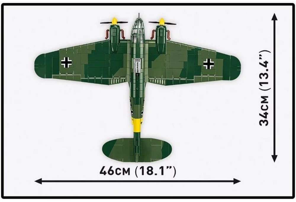 Cobi Klocki „Heinkel he 111 h-3“ 788 dalių statybiniai kaladėlės