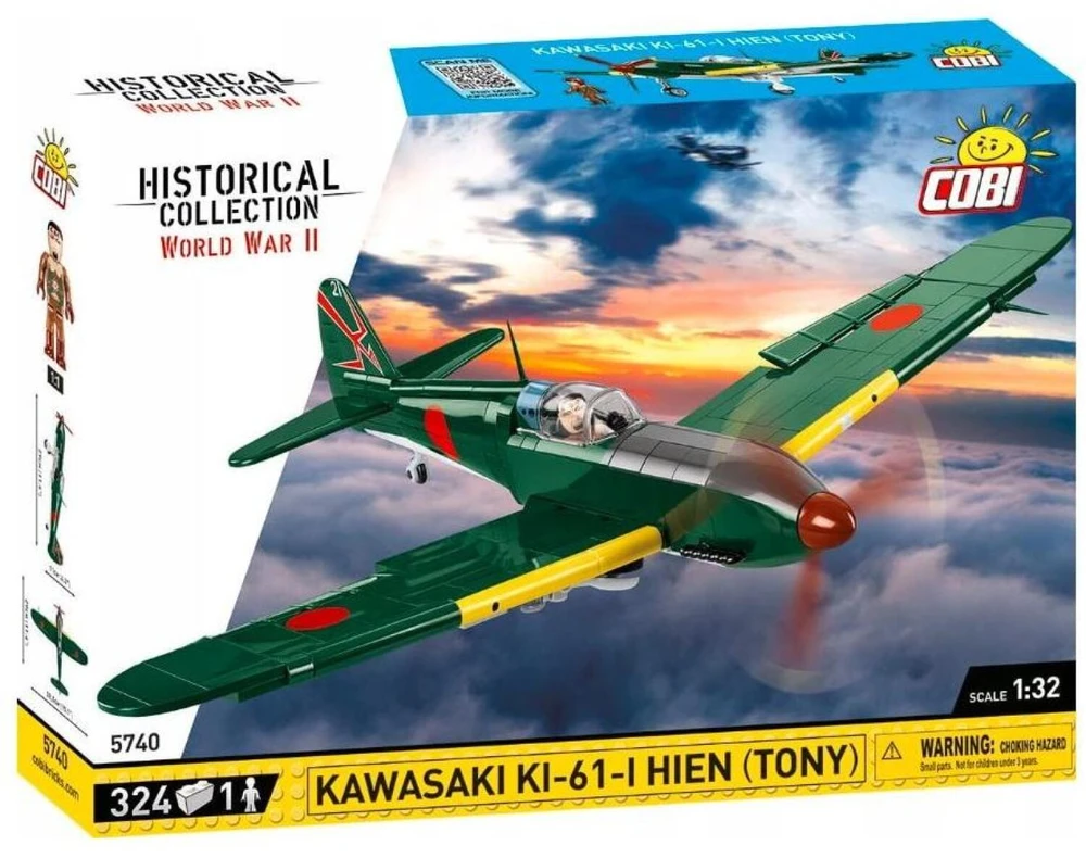 Klocki istorinė kolekcija wwii kawasaki ki-61-i hien (tony) 324k