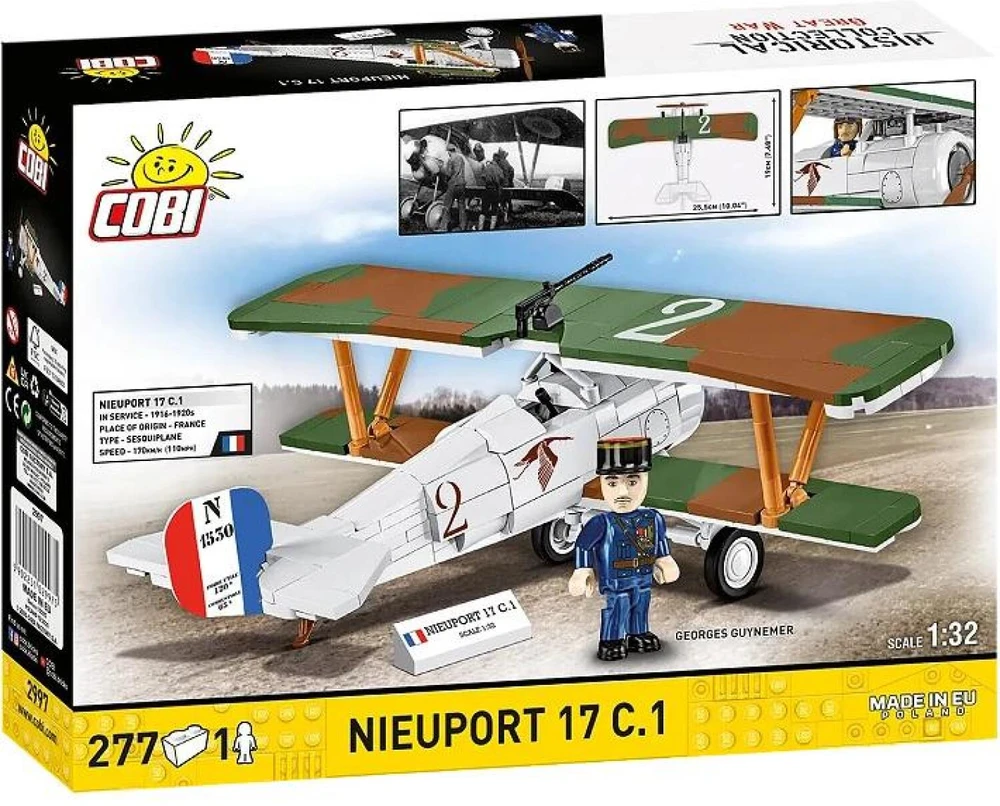 Cobi Klocki Nieuport 17 C.1 277 klocków