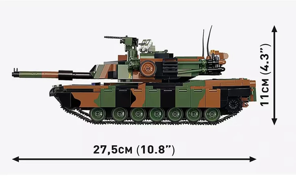 Cobi Klocki M1a2 sepv3 abrams plytos 1065 plytos