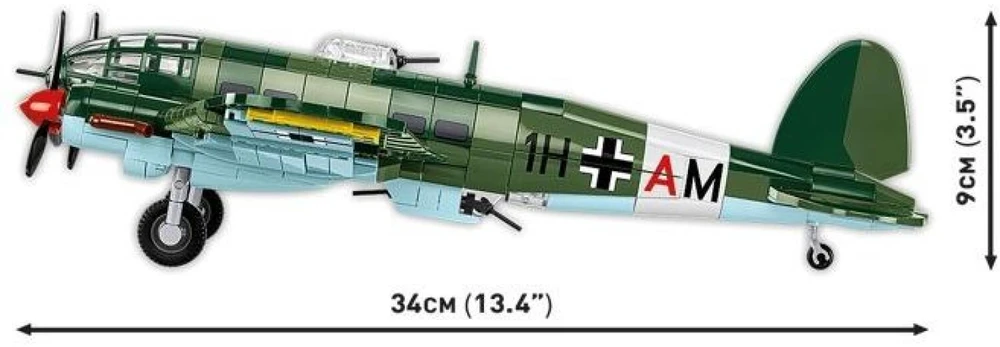 Cobi Klocki „Heinkel he 111 h-22“ su v1 skraidančia bomba, 927 dalys