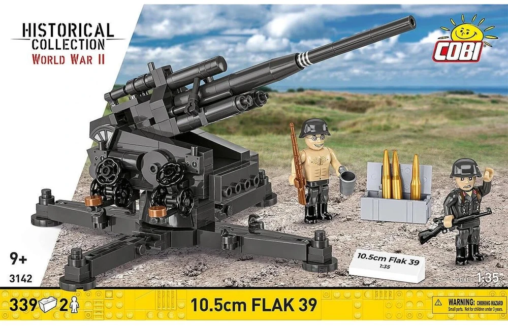 Cobi Klocki 10,5 cm priešlėktuvinės gynybos blokai 39 339 blokai