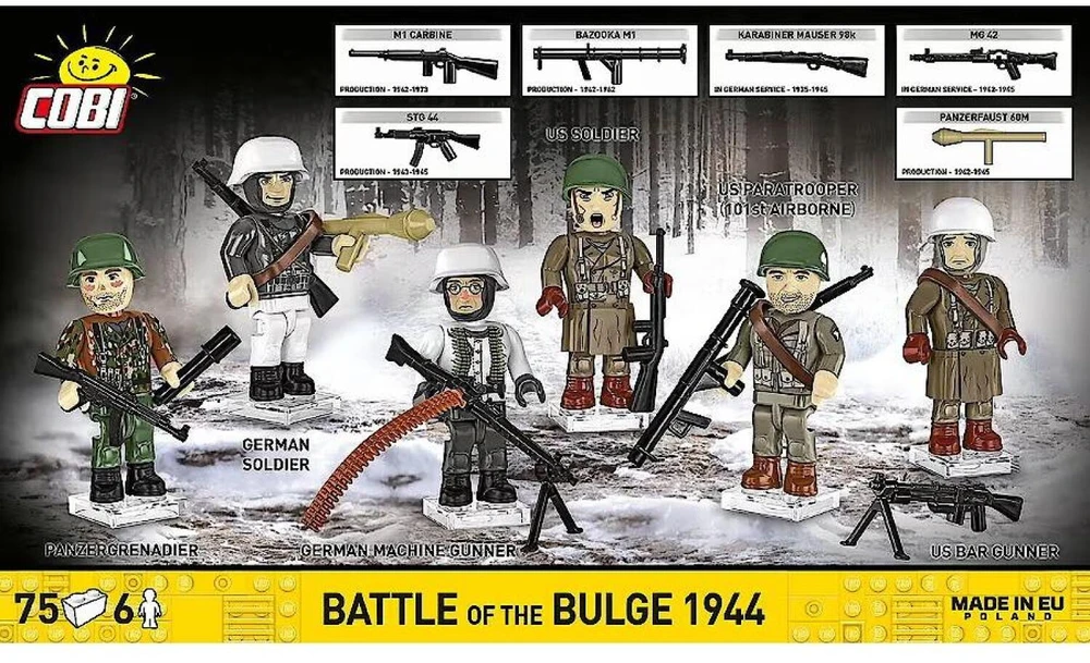 Cobi Klocki bitwa o ardeny 1944 75 klocków