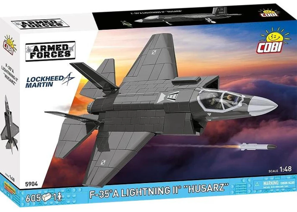 Cobi Klocki F-35A Lightning II statybiniai blokai, 605 dalys