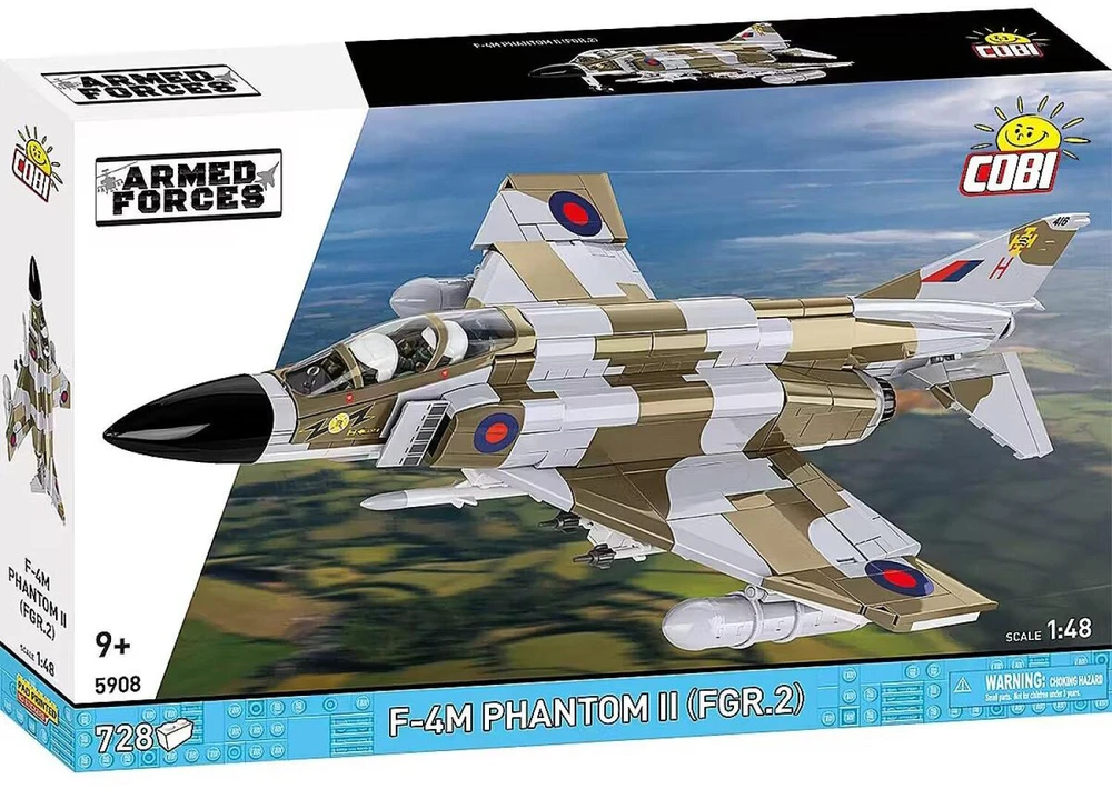 Cobi Klocki F-4m Phantom II blokuoja 728 blokus