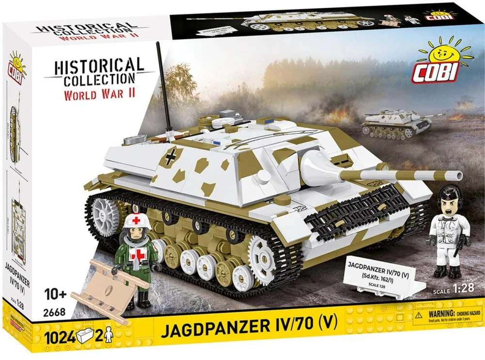 Cobi Klocki Jagdpanzer IV/70 (V) (Sd.Kfz.162/1) 1024 vnt.