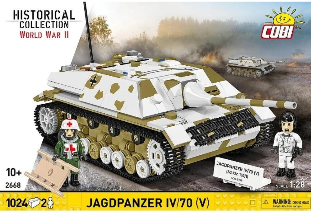 Cobi Klocki Jagdpanzer IV/70 (V) (Sd.Kfz.162/1) 1024 vnt.