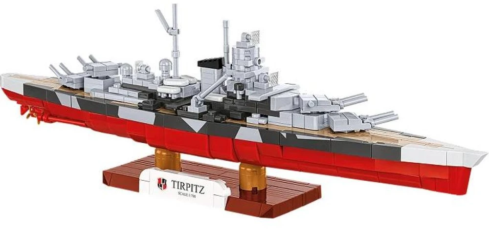 Cobi Klocki Karinis laivas „Tirpitz“ 593 blokai