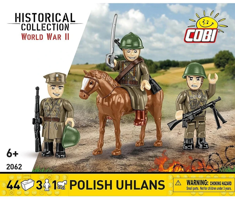 Cobi Klocki Lenkų ulonų komanda blokuoja 44 kadrus