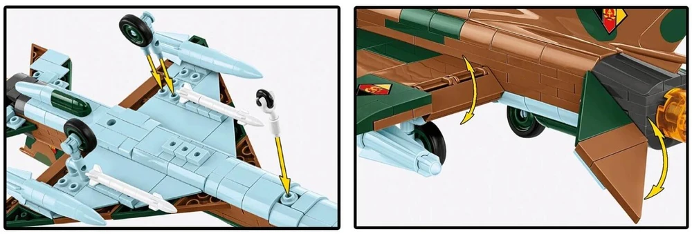 Cobi Klocki Mig 21 blokai 396 blokai