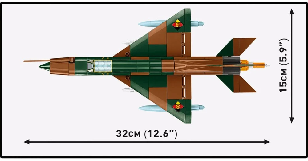 Cobi Klocki Mig 21 blokai 396 blokai