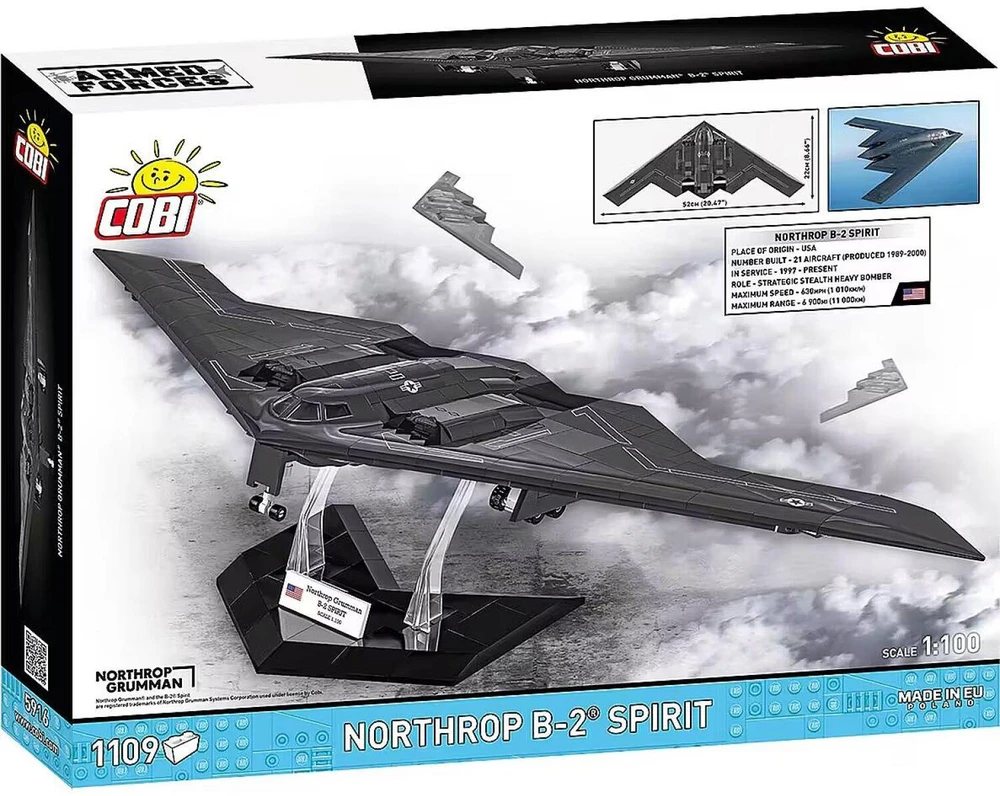 Cobi Klocki Northrop B-2 Spirit 1109 klocków
