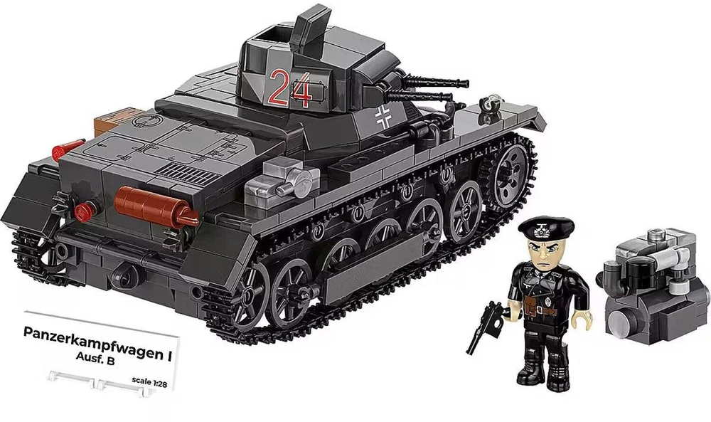 Cobi Klocki Panzer ir Ausf.B blokai 654 vienetai