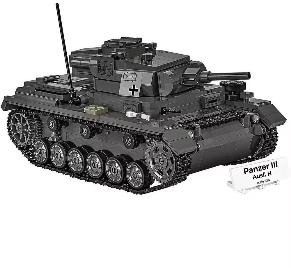 Cobi Klocki Panzer III Ausf.H blokai 963 vnt