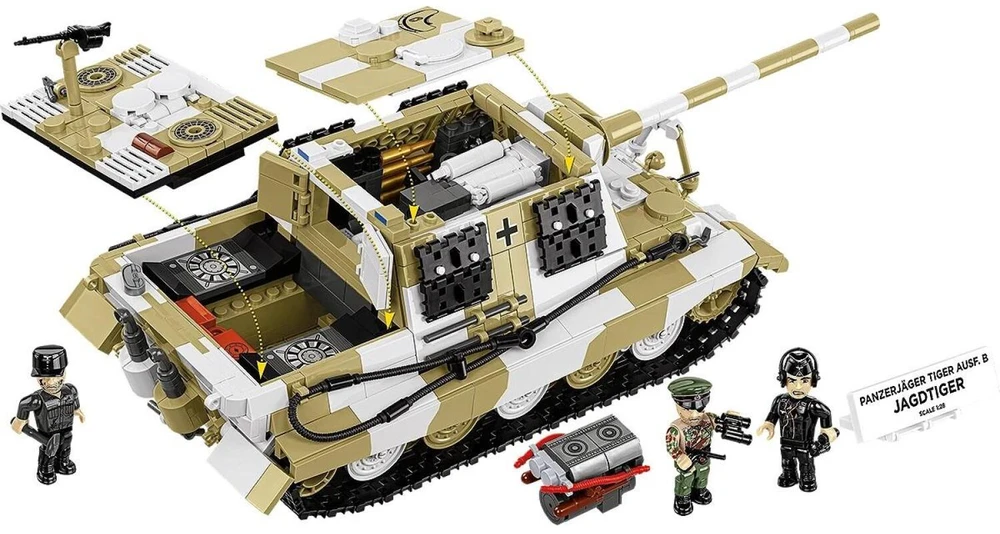 Cobi Klocki panzerjager tiger ausf.b 1371 elementy