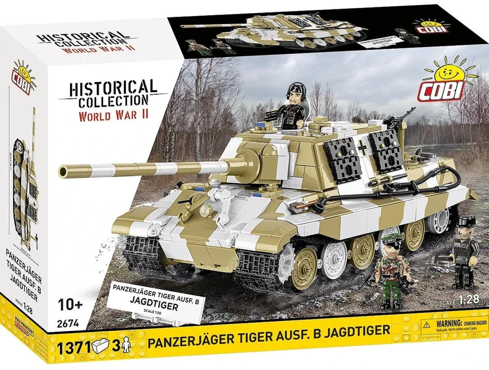 Cobi Klocki panzerjager tiger ausf.b 1371 elementy