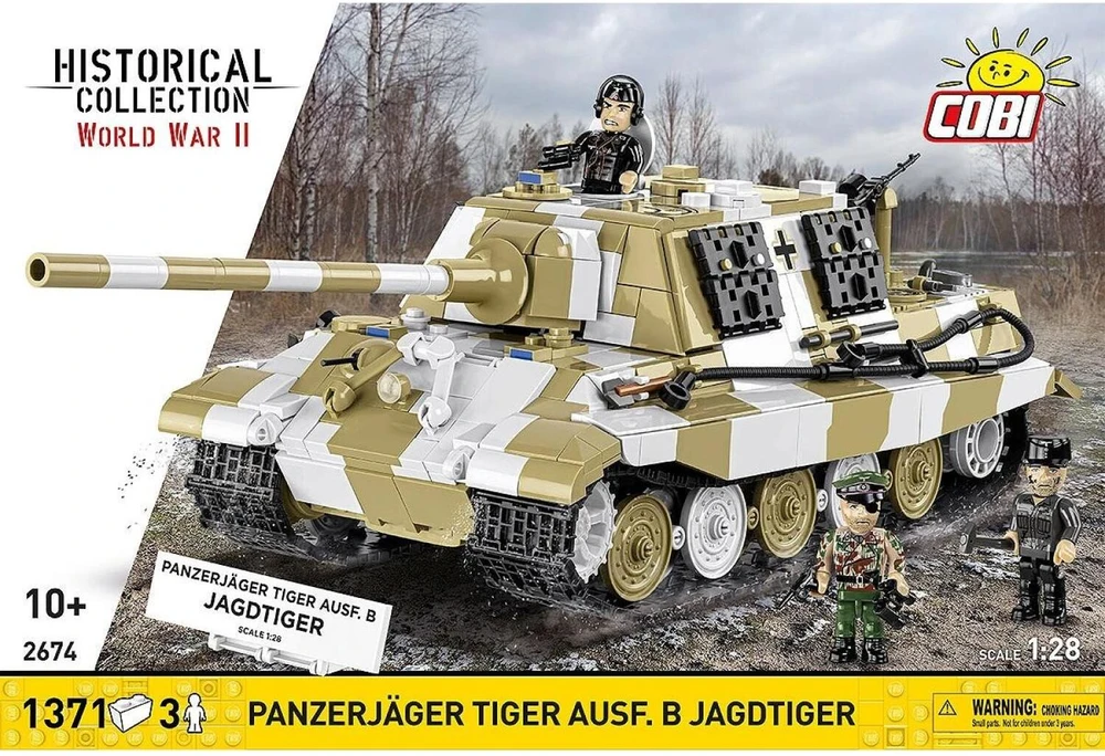 Cobi Klocki panzerjager tiger ausf.b 1371 elementy