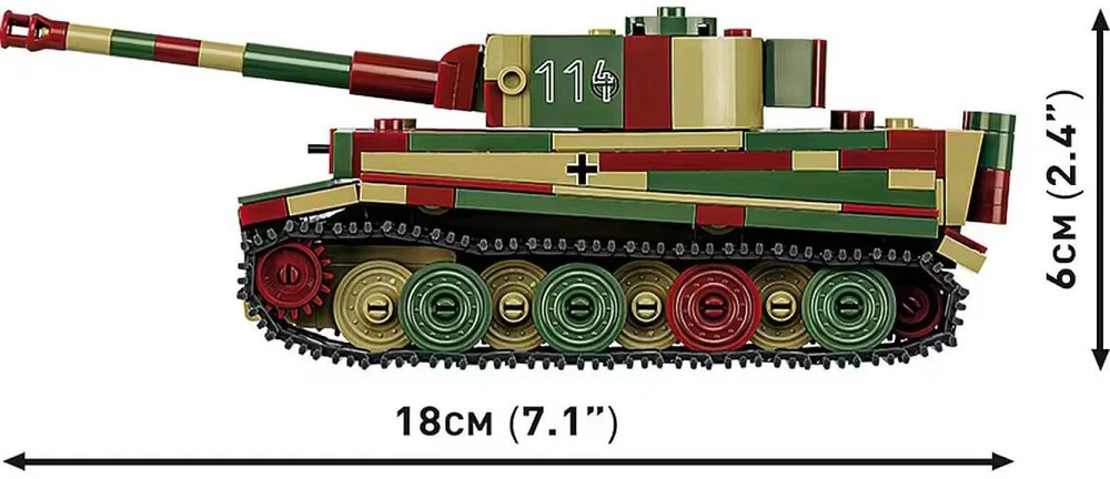 Cobi Klocki Pz.Kpfw. VI Tiger Ausf.E