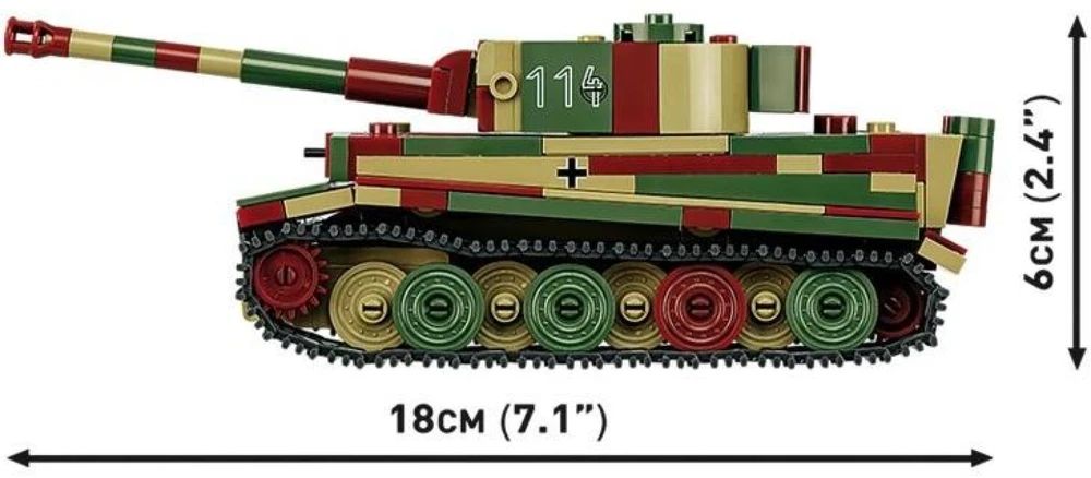 Cobi Klocki Pz.Kpfw. VI Tiger Ausf.E
