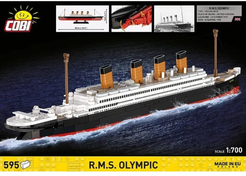 Cobi Klocki RMS Olympic 595 blokai