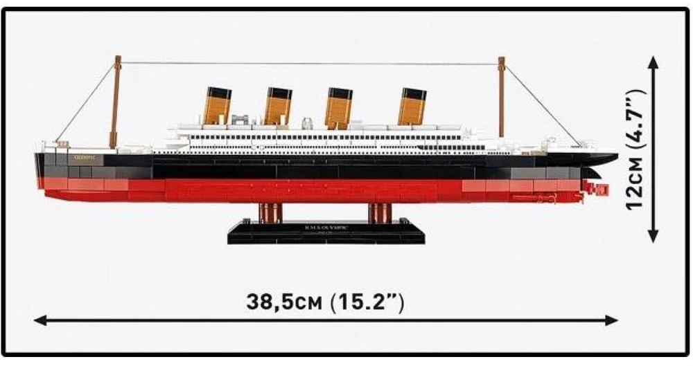 Cobi Klocki RMS Olympic 595 blokai
