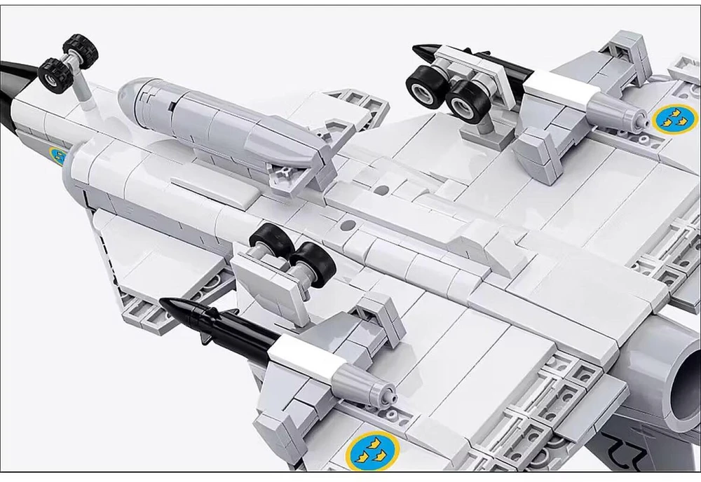 Cobi Klocki Saab aj 37 viggen blokeliai 881 vnt