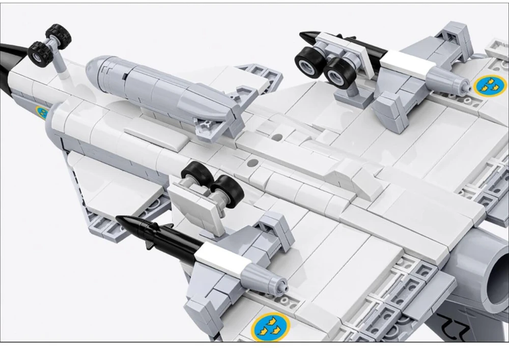Cobi Klocki Saab aj 37 viggen blokeliai 881 vnt