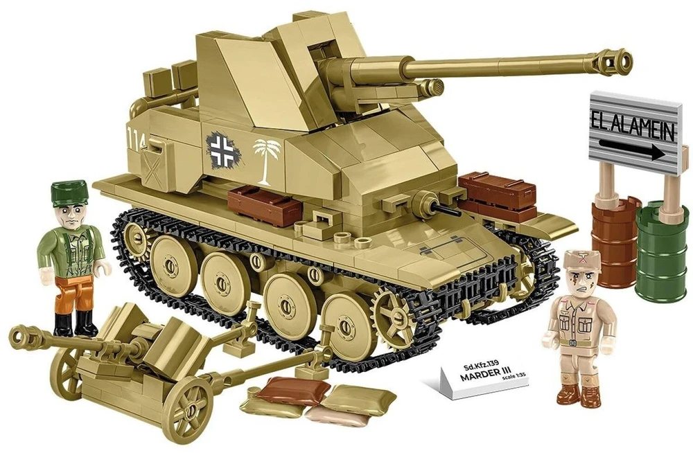 Cobi Konstruktorius Sd.Kfz. Marder III, 486 detali