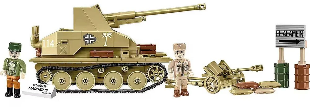 Cobi Konstruktorius Sd.Kfz. Marder III, 486 detali