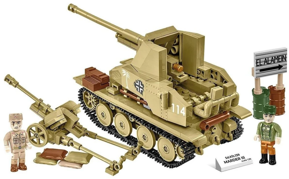Cobi Konstruktorius Sd.Kfz. Marder III, 486 detali