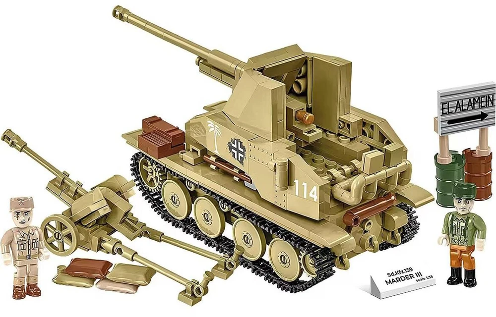 Cobi Konstruktorius Sd.Kfz. Marder III, 486 detali