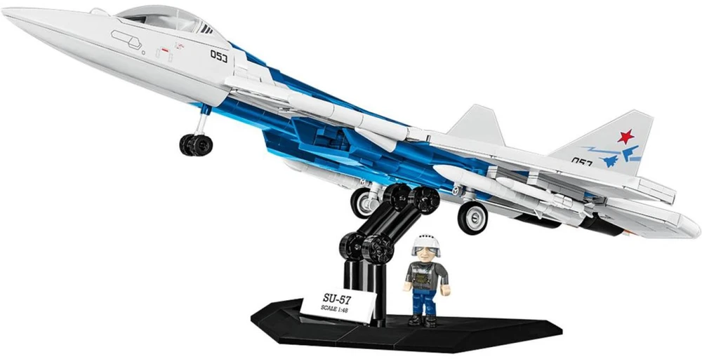 Cobi Klocki Su-57 „Felon“ konstravimo kaladėlės, 928 vnt.