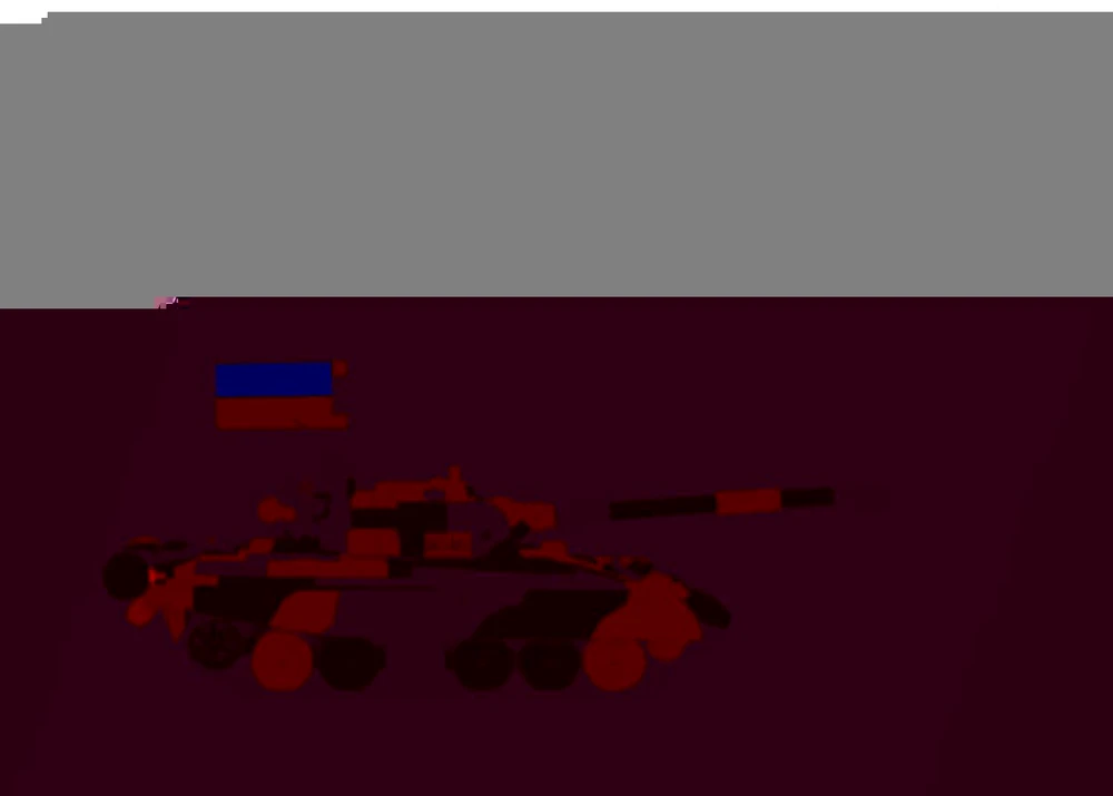 COBI 2624 Ginkluotųjų pajėgų T-72M1R tankas (PL/UA) 724 blokai
