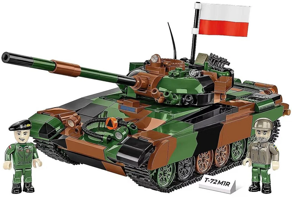 COBI 2624 Ginkluotųjų pajėgų T-72M1R tankas (PL/UA) 724 blokai