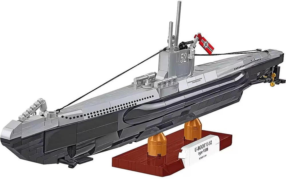 Cobi Klocki Povandeninio laivo U-52 konstrukciniai kaladėlės, 474 dalys