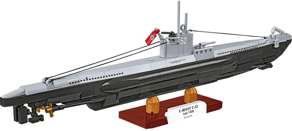 Cobi Klocki Povandeninio laivo U-52 konstrukciniai kaladėlės, 474 dalys