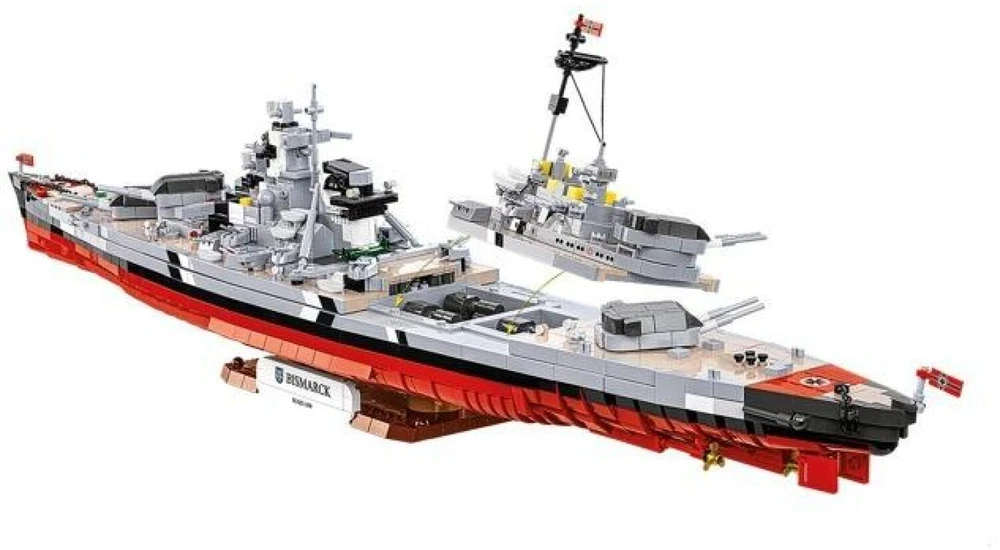 Cobi Klocki Karo laivas „Bismarck 3204“ kaladėlės