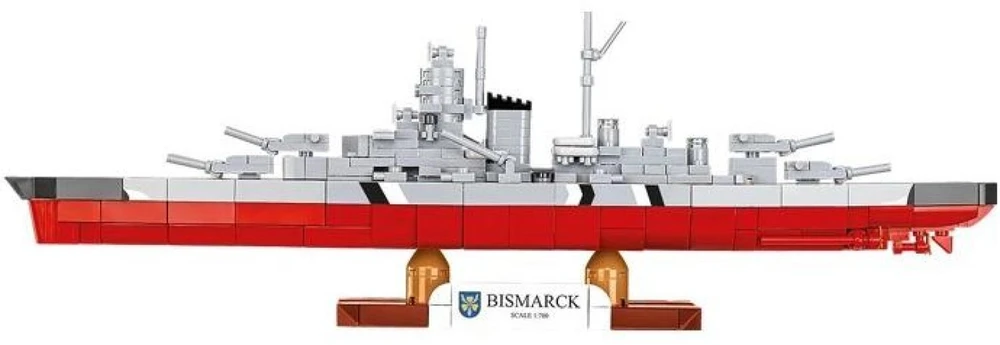 Cobi Klocki Karinis laivas „Bismarck“ 590 blokų