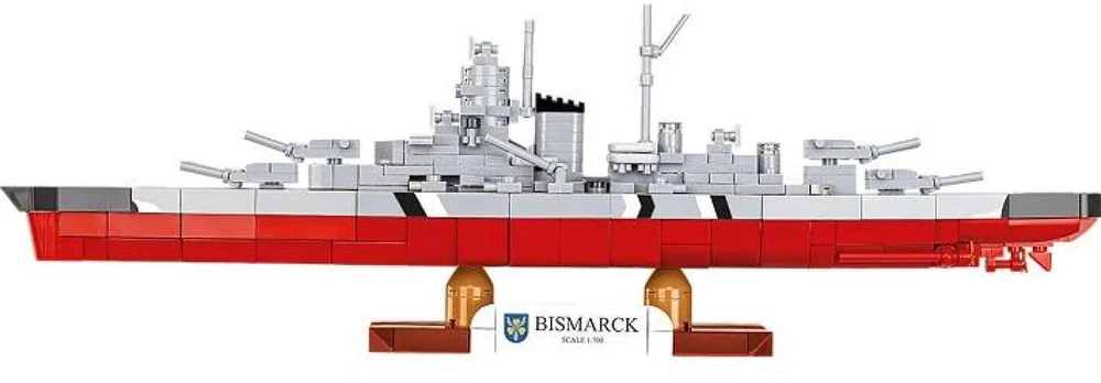 Cobi Klocki Karinis laivas „Bismarck“ 590 blokų