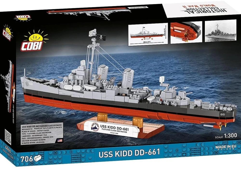 Cobi Klocki uss kidd dd-661