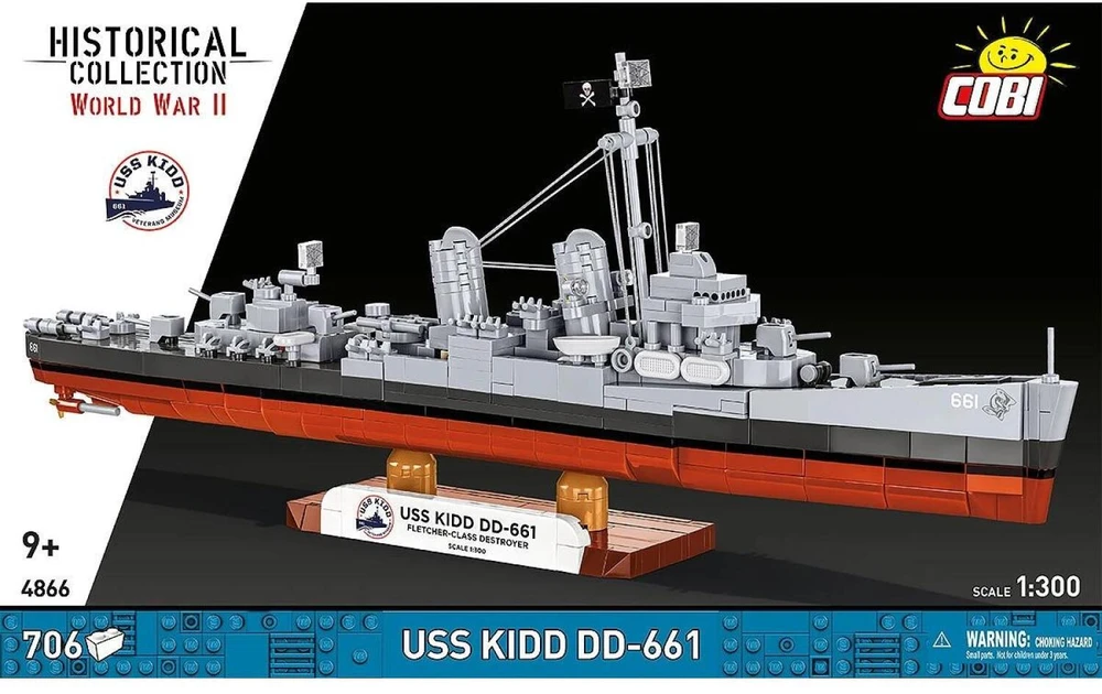 Cobi Klocki uss kidd dd-661