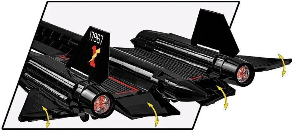 Cobi Klocki „Lockheed SR-71“ lėktuvo blokai – 1374 vnt.