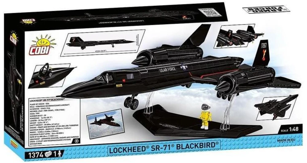 Cobi Klocki „Lockheed SR-71“ lėktuvo blokai – 1374 vnt.