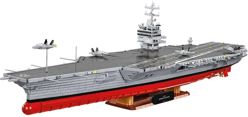 Cobi Konstruktoriaus kaladėlės CVN-65 lėktuvnešis, 6131 kaladėlių