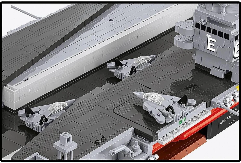 Cobi Konstruktoriaus kaladėlės CVN-65 lėktuvnešis, 6131 kaladėlių