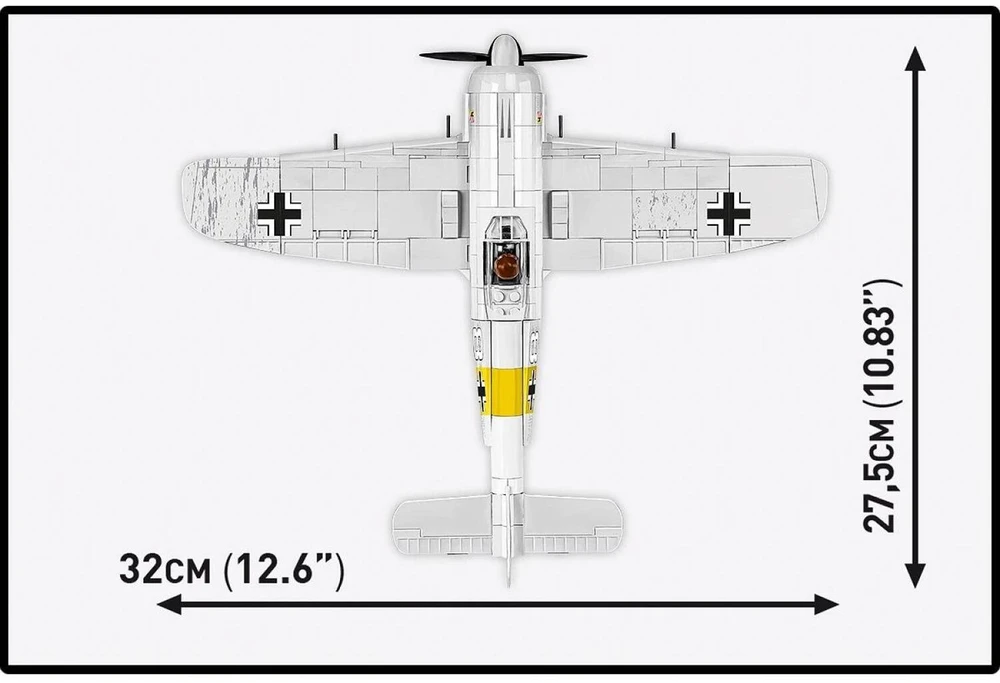 Cobi Konstruktoriaus kaladėlės Focke-Wulf FW 190 A-4