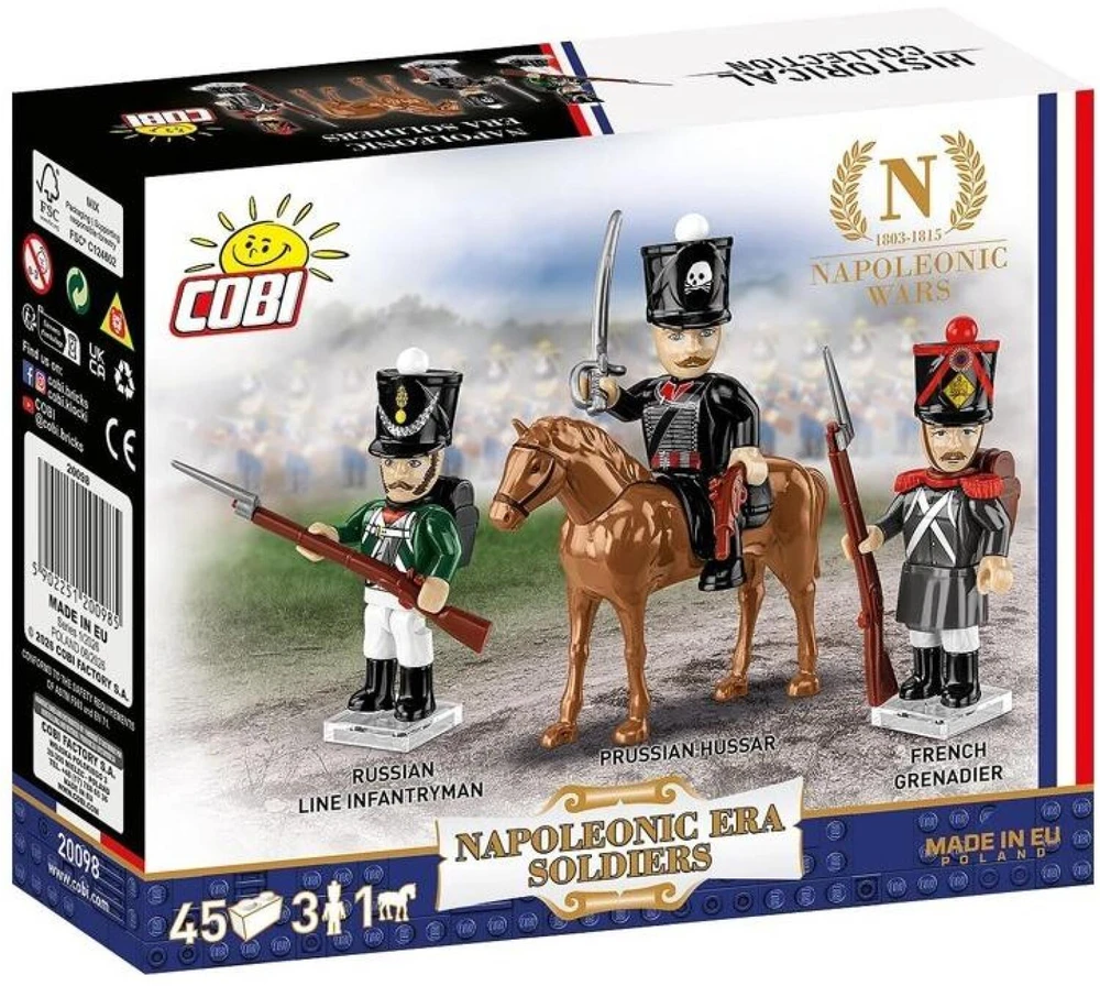 Cobi Klocki figurki napoleonic era soldiers