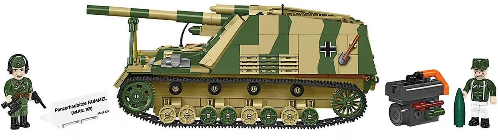 Cobi Klocki Panzehaubitze hummel blokeliai 1118 blokelių