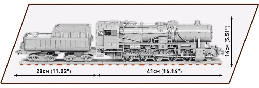 Cobi Klocki Kriegslokomotive Baureihe 52